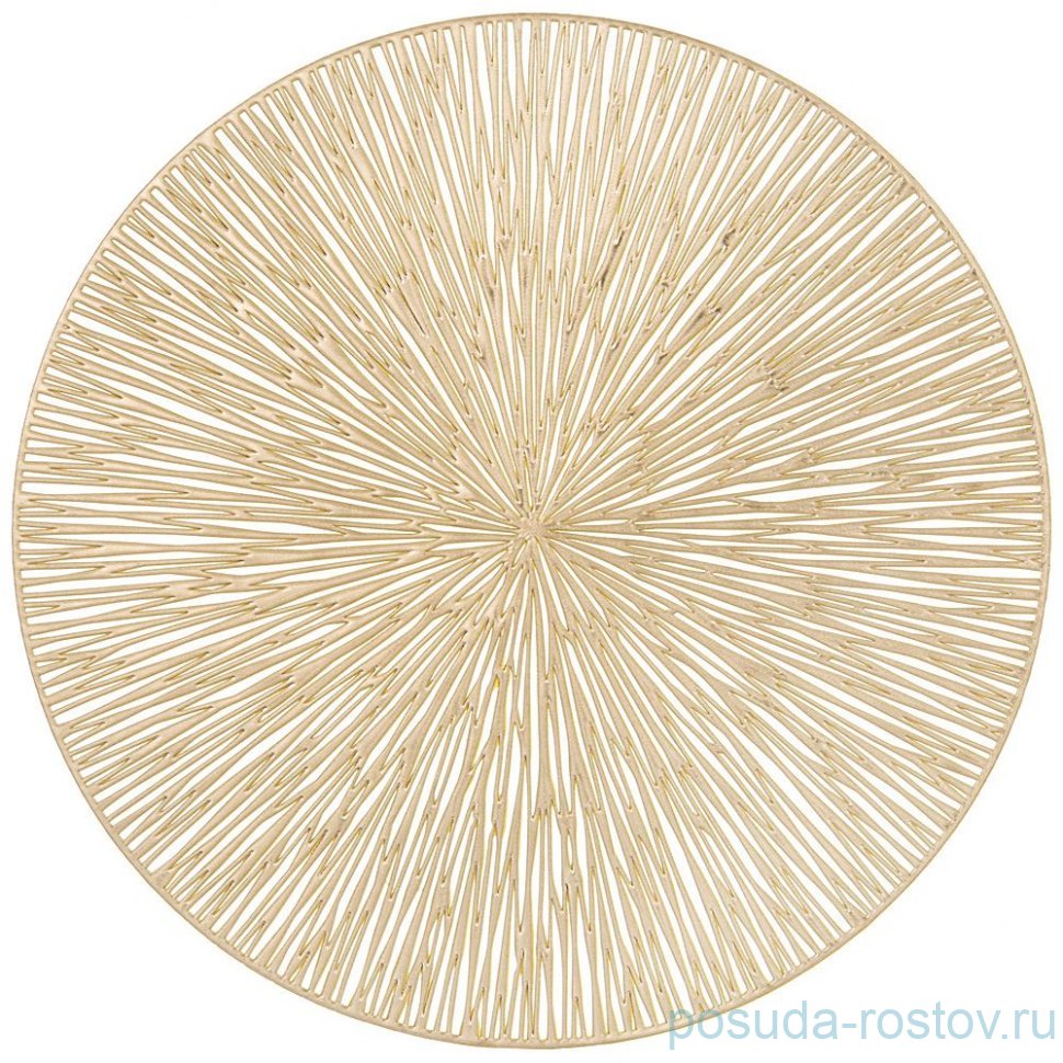 Набор подстановочных салфеток 38 см 4 шт "Sunshine gold" / 335567