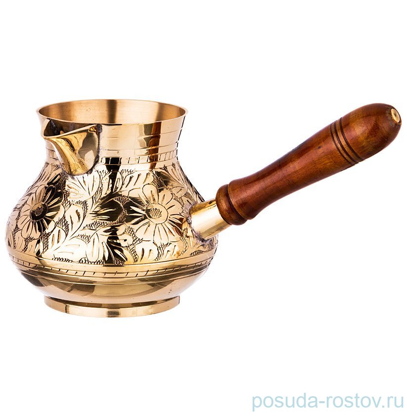 Турка 450 мл резная латунь "Lefard" / 193502