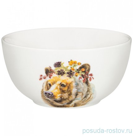 Салатник 15 х 7,6 см &quot;лесная сказка /медведь&quot; / 259955