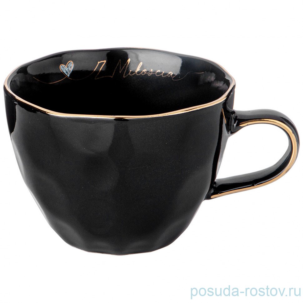 Кружка 400 мл чёрная "Compliment" / 339692 Кружка 400 мл чёрная "Compliment" / 339692