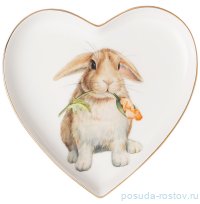 Тарелка 15 х 2 см Сердце &quot;Sense&quot; / 282206