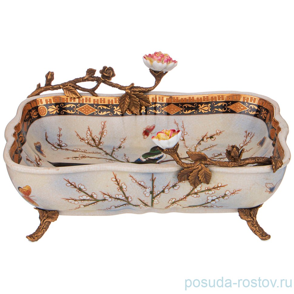 Конфетница 26 х 21 х 11,5 см н/н "Птицы" / 270564