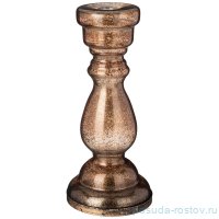 Подсвечник 11,5 х 11,5 х 26 см коричневый / 272900