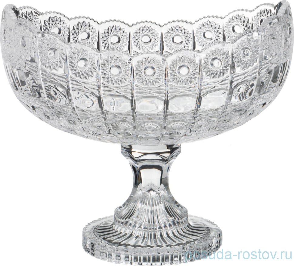 Фруктовница 26,5 х 16 см н/н "MUZA CRYSTAL" / 187598