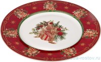 Тарелка 26 см 1 шт красная &quot;Christmas Collection /Подарок&quot; / 192380