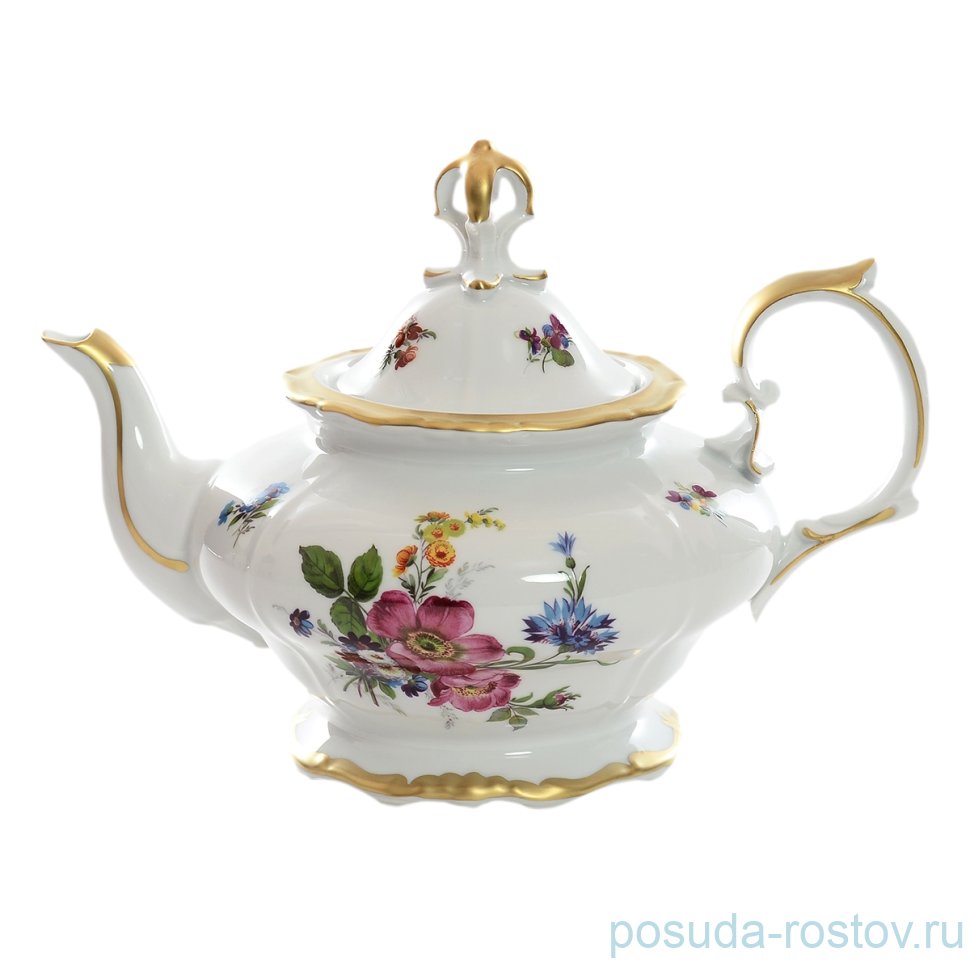 Заварочный чайник 1,35 л "Корона /Мейсенский букет" / 156968