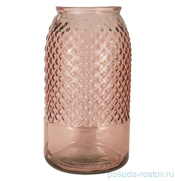 Ваза для цветов 28 см розовая "Diamante" / 292063 Ваза для цветов 28 см розовая "Diamante" / 292063