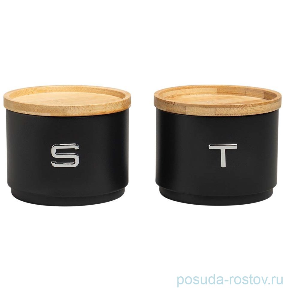 Набор банок для сыпучих продуктов 11 х 16 см 2 шт штабелируемые Agness / 377962 Набор банок для сыпучих продуктов 11 х 16 см 2 шт штабелируемые Agness / 377962