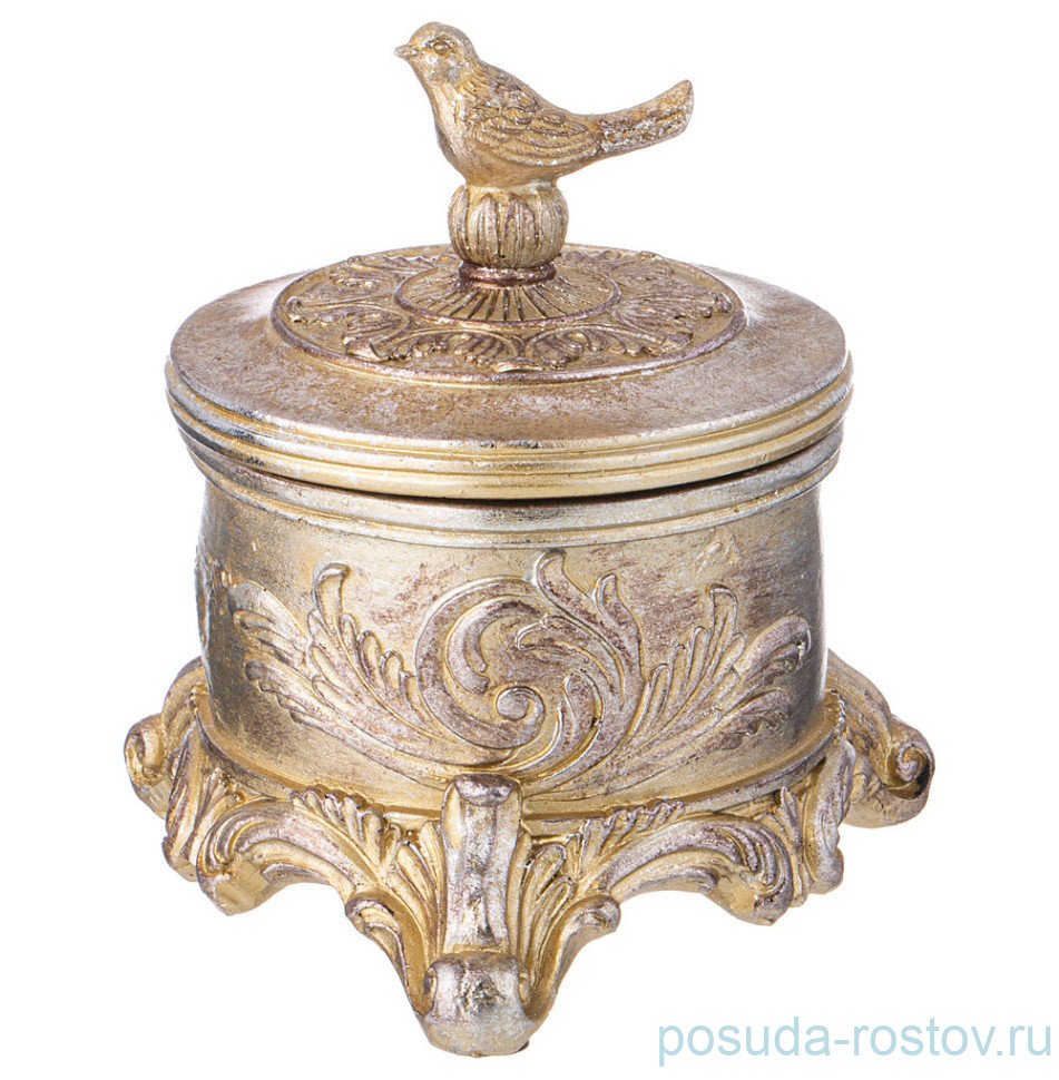 Шкатулка 14,5 х 14 х 14,3 см "Рококо" / 313472
