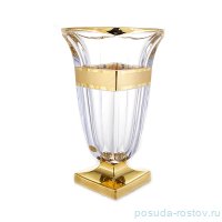 Ваза для цветов 33 см н/н &quot;Магма /Матовая полоса /золото&quot; / 151602
