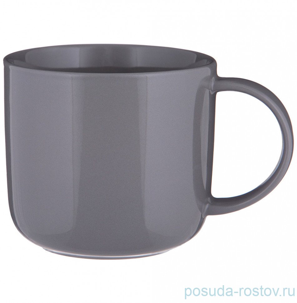 Кружка 440 мл серая "Luster" (4шт.) / 229490