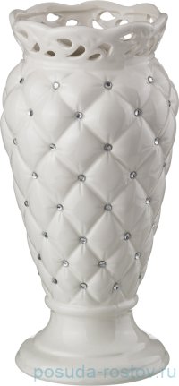 Ваза для цветов 11 х 11 х 25,6 см &quot;diamantes /стразы&quot; / 192736