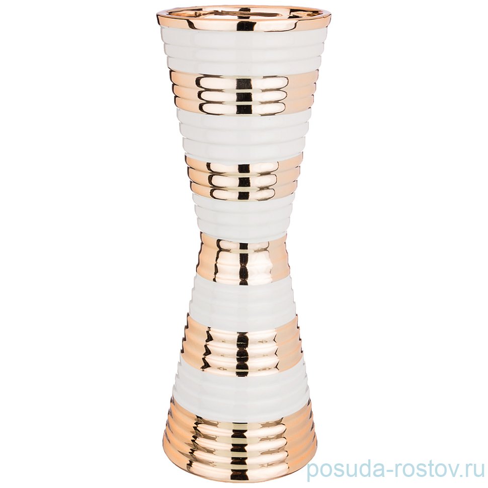 Ваза для цветов 32,5 см декоративная "Золотая коллекция" / 193104