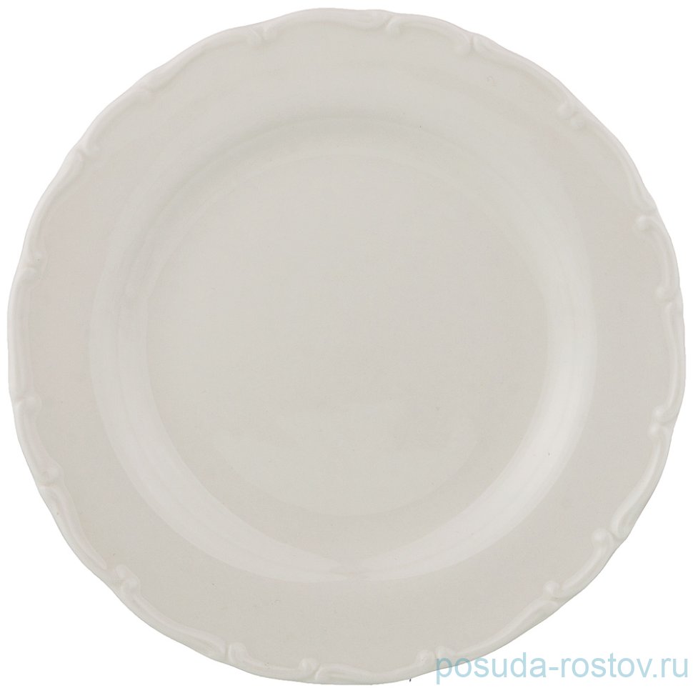 Тарелка 19 см 1 шт "Без декора" / 190492