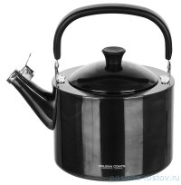 Чайник 2,5 л со свистком чёрный &quot;Canelli&quot; / 369329