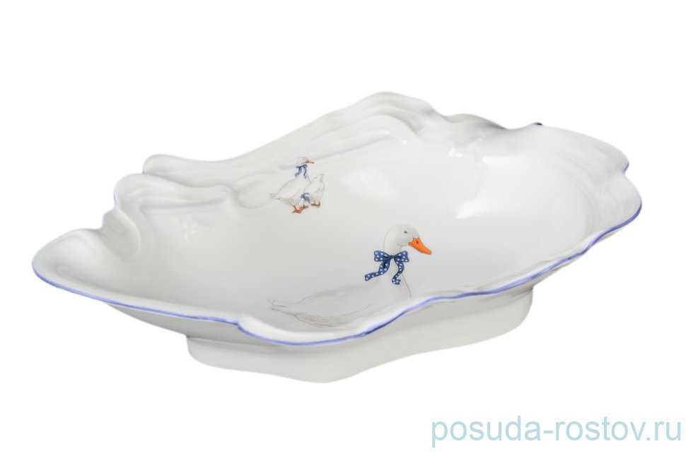 Салатник 24 см "Корона /Гуси" / 042297