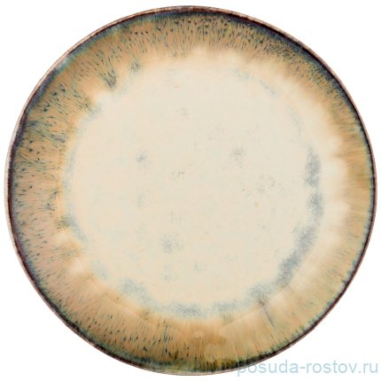 Набор чайных пар 6 шт &quot;бежево-коричневый&quot; / 193586