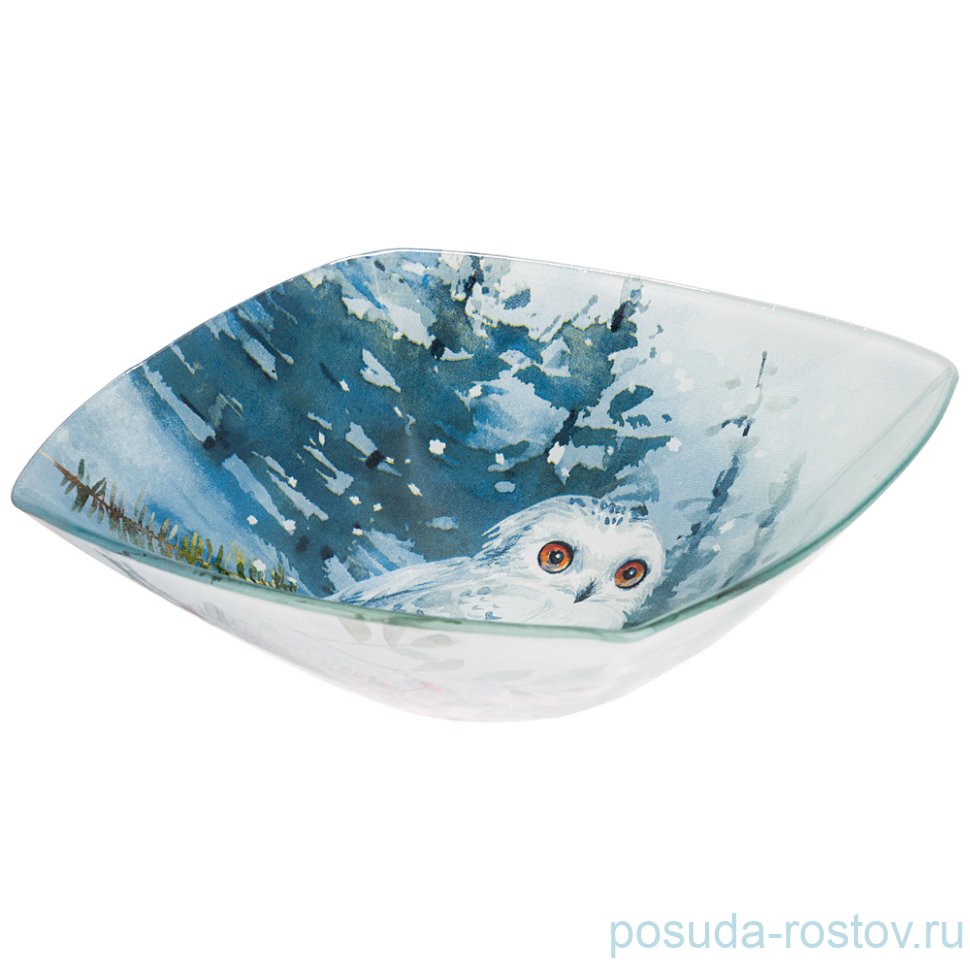 Салатник 18 см "Зимняя сказка /Сова" / 268452