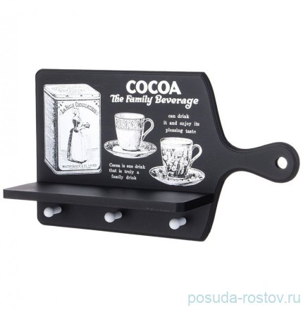 Вешалка для кухни с крючками 40 х 22,5 х 10 см &quot;Cocoa&quot; / 375538