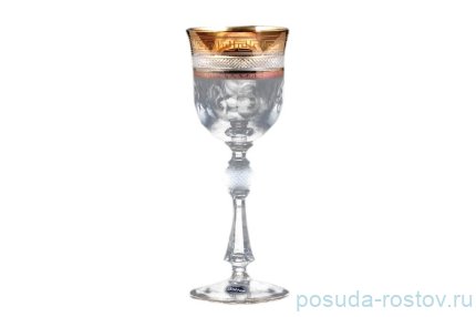 Бокалы для белого вина 150 мл 6 шт &quot;Джесси /Версаче /Золото&quot; / 058996