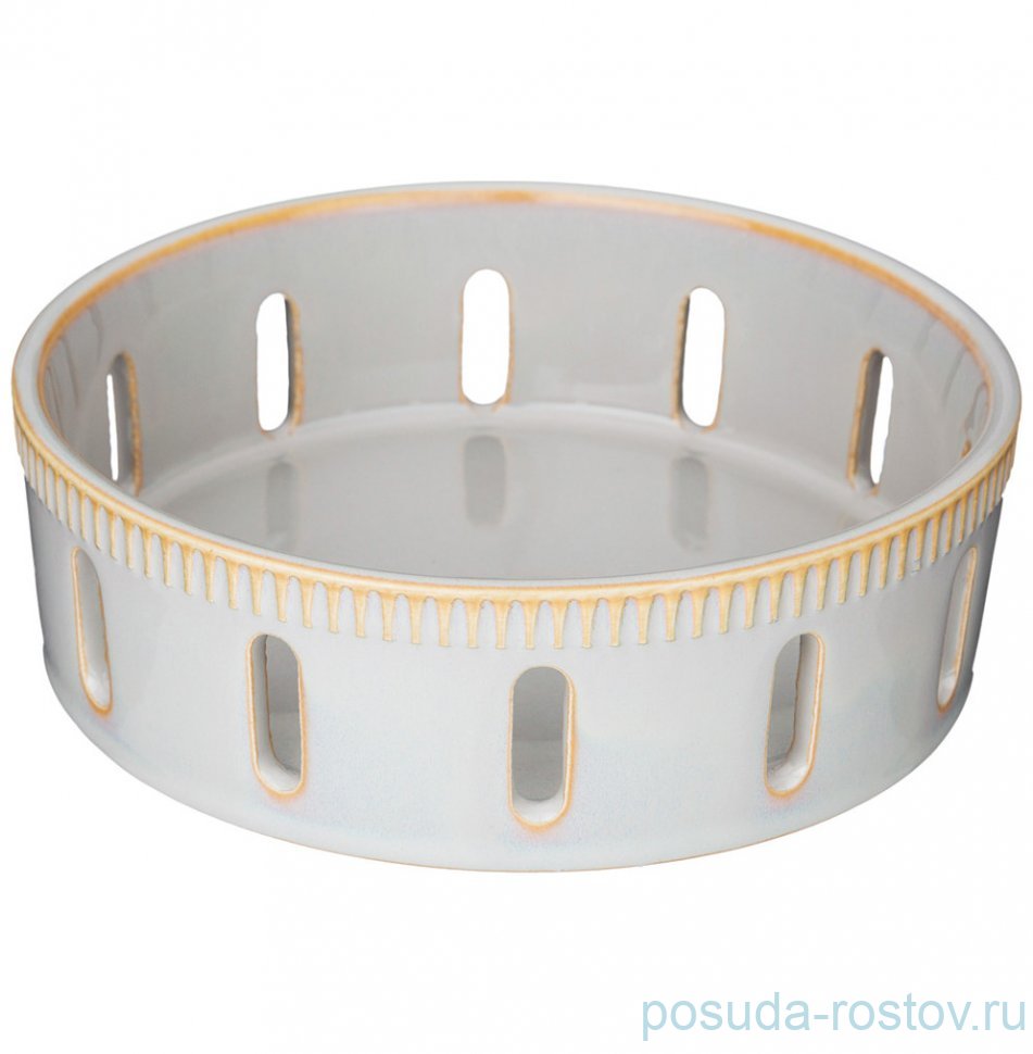 Конфетница 16 х 5 см серая "Soul kitchen" / 301516