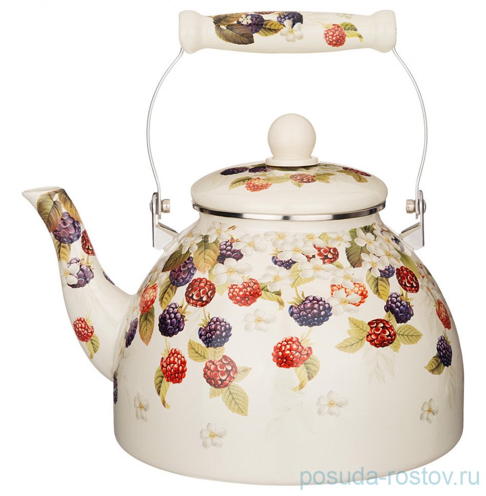 Чайник 4 л эмалированный "Ежевика" / 303816