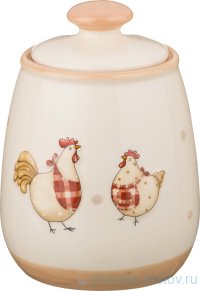 Банка для сыпучих продуктов 600 мл &quot;Сельский домик&quot; / 186621