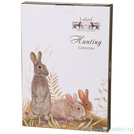 Блюдо 32 х 22 см овальное &quot;Охота /Лиса&quot; / 331771