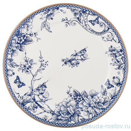 Блюдо 30 см круглое &quot;agness /винтаж /цветы и бабочки&quot; / 196377