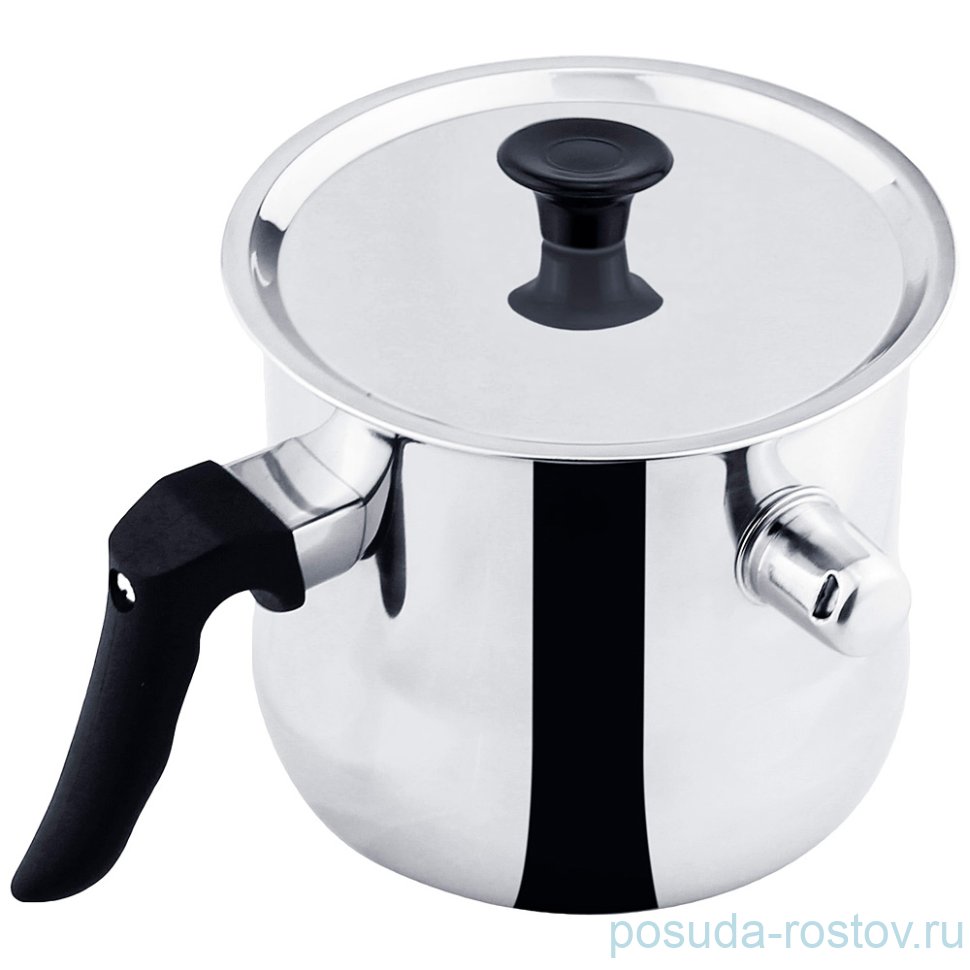Молоковарка 2 л со свистком и крышкой "Agness" / 195835 Молоковарка 2 л со свистком и крышкой "Agness" / 195835