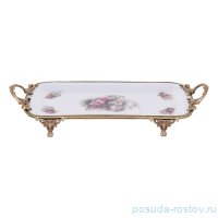 Блюдо 24,5 х 17,5 см прямоугольное н/н с ручками &quot;Миниатюра&quot; / 333598