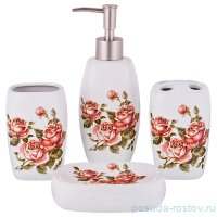 Набор для ванной комнаты 4 предмета &quot;корейская роза&quot; / 196794