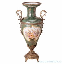 Ваза для цветов 23 x 15 x 41 см н/н декоративная с ручками / 342684