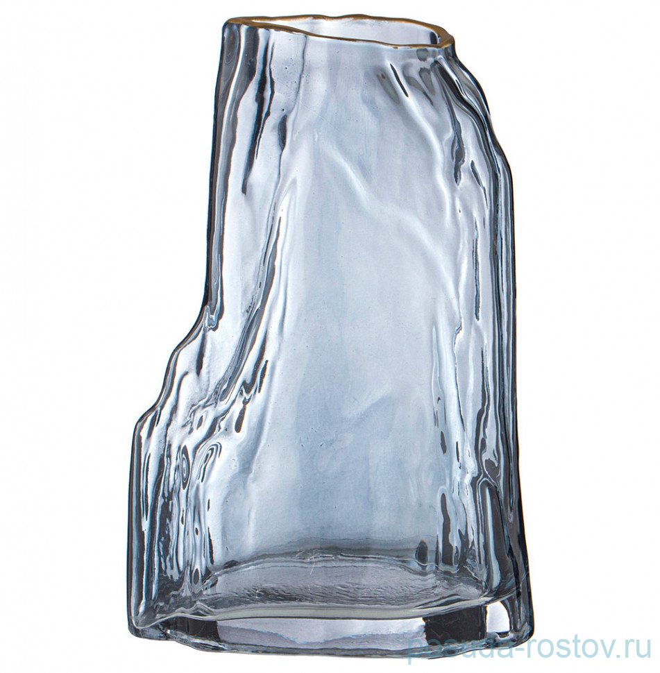 Ваза для цветов 15 х 10 х 22 см серая / 310628 Ваза для цветов 15 х 10 х 22 см серая / 310628