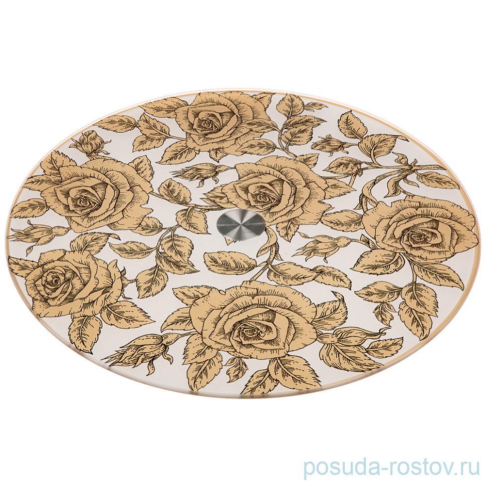 Блюдо 32 х 3 см вращающееся круглое "Ренессанс" / 224883