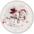 Подставка под горячее 11 см "С новым годом! /Снеговик с мишкой" / 331385