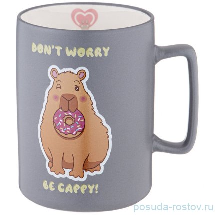 Кружка 400 мл &quot;Dont worry be cappy&quot; / 349205