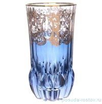 Стаканы для воды 400 мл 6 шт синие &quot;Адажио /Speccnio /золото&quot; / 298650