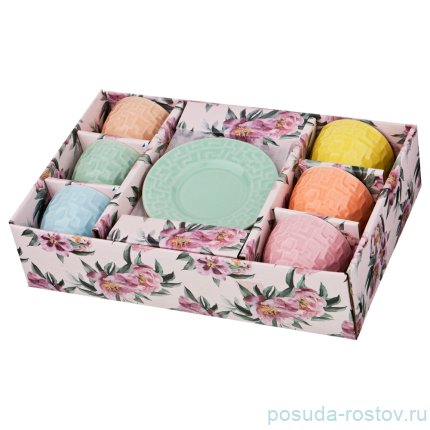 Набор кофейных пар 95 мл 6 шт &quot;Эдельвейс /Лабиринты&quot; / 187073