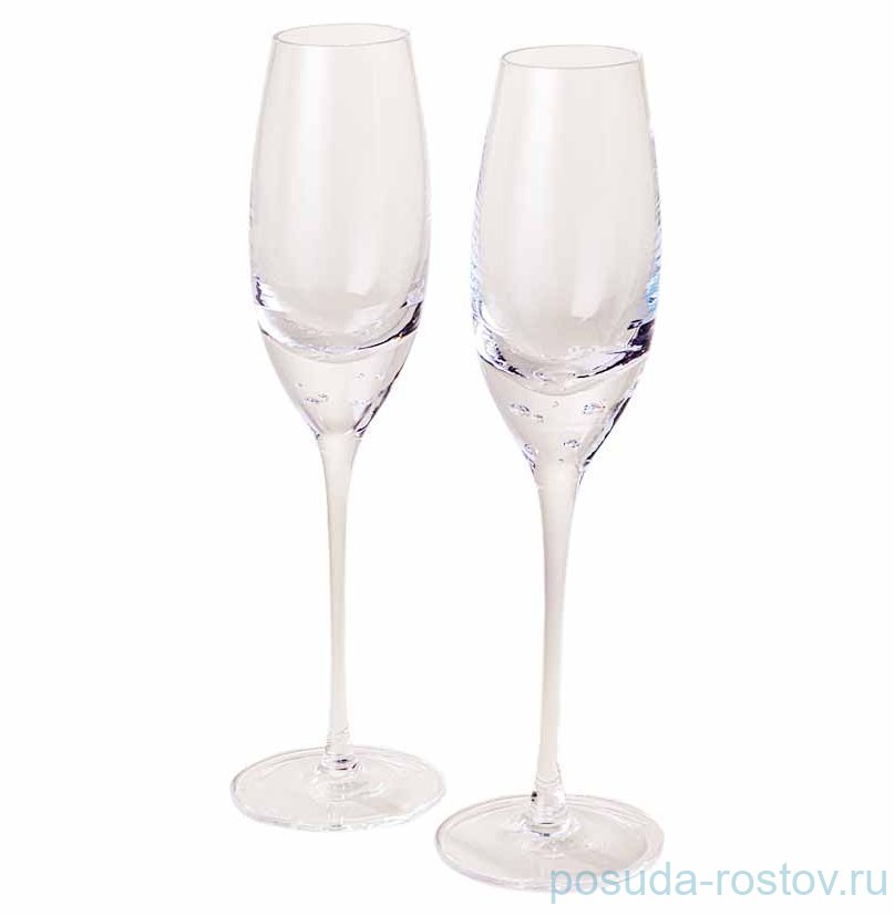Бокалы для шампанского 200 мл 2 шт "bubles" / 343554