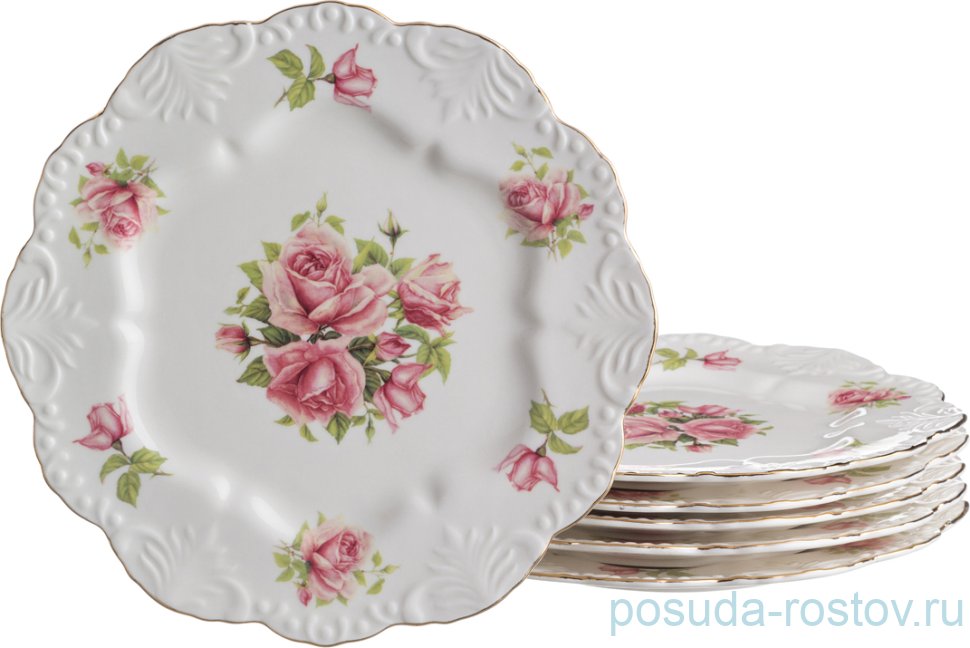 Набор тарелок 24 см 6 шт "жаклин" / 186453 Набор тарелок 24 см 6 шт "жаклин" / 186453