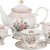 Чайный сервиз на 6 персон 15 предметов "пудровый шлейф" / 192385