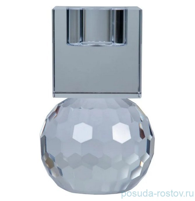 Подсвечник 13 х 8 см светло-голубой "Shadow T-light" / 366235 Подсвечник 13 х 8 см светло-голубой "Shadow T-light" / 366235