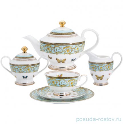 Чайный сервиз на 12 персон 42 предмета &quot;Бабочки&quot;  / 327627
