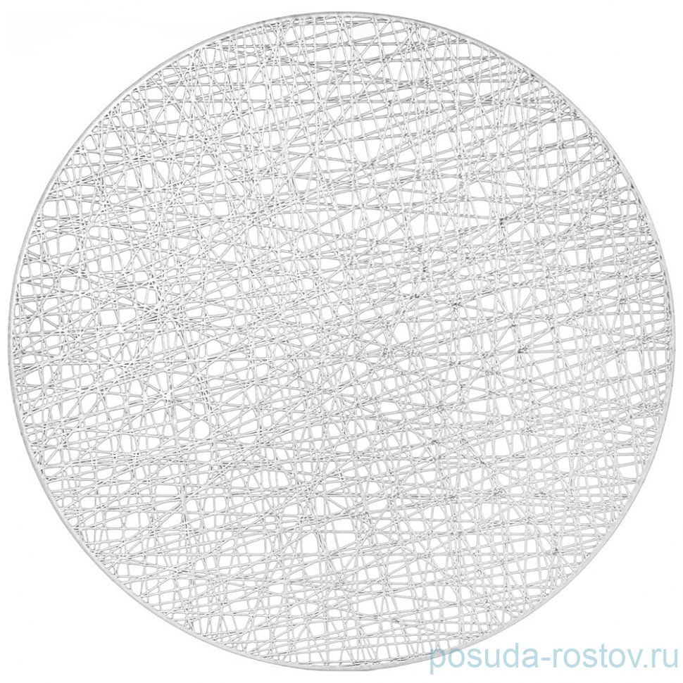 Набор подстановочных салфеток 38 см 4 шт "Galaxy silver" / 335565 Набор подстановочных салфеток 38 см 4 шт "Galaxy silver" / 335565