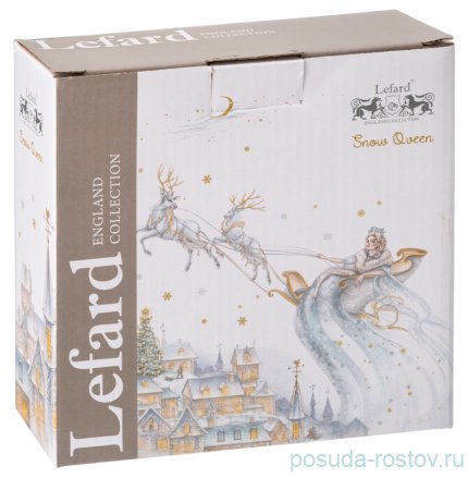 Салатник 15 х 5,5 см квадратный &quot;Снежная королева&quot; / 336304