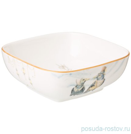 Салатник 15 х 5,5 см квадратный &quot;Снежная королева&quot; / 336304