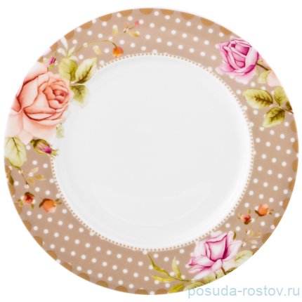 Набор тарелок 19 см 6 шт &quot;Две розы&quot; / 193979