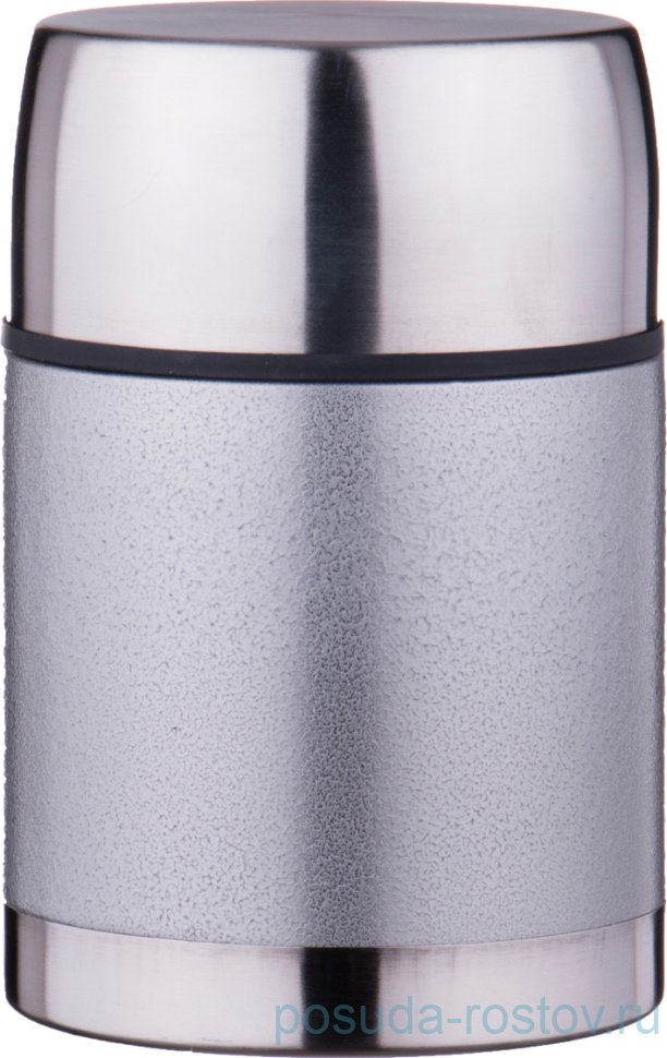 Термос 750 мл серый /с широким горлом "Agness" / 195876 Термос 750 мл серый /с широким горлом "Agness" / 195876