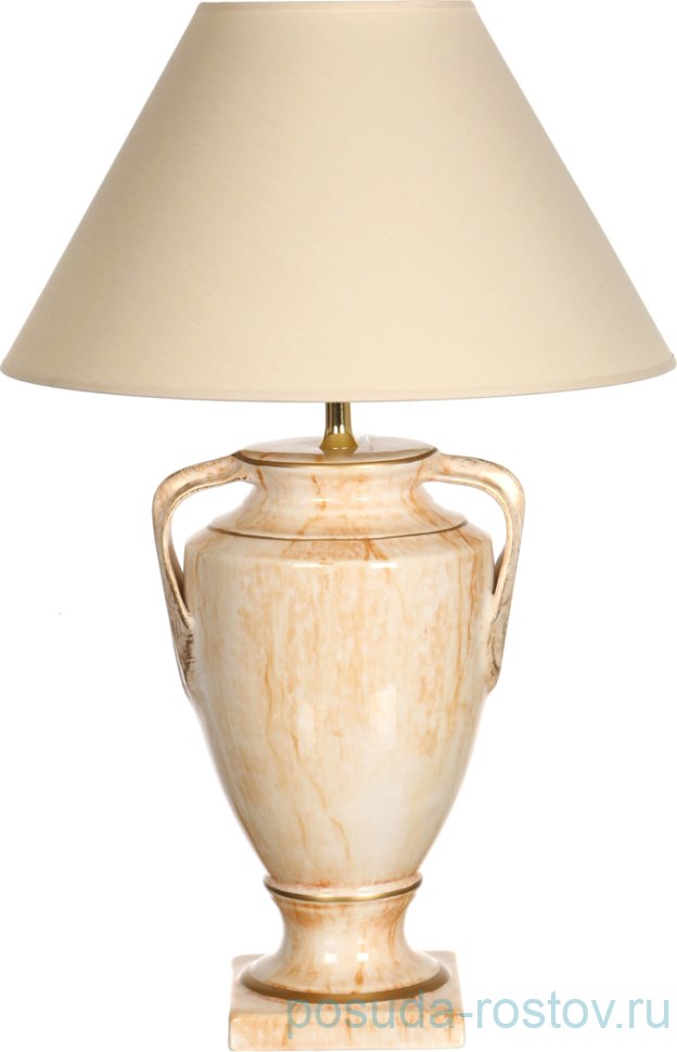 Настольная лампа 61 см с абажуром мрамор "ирис" / 193615